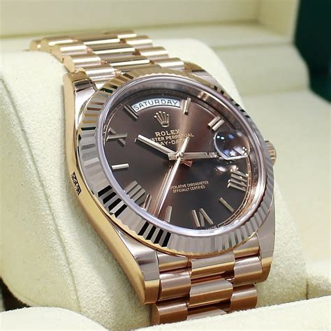 rolex day date 40 chocolate dial|rolex datejust 41mm chocolate dial.